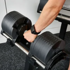 Paire d'haltères Nuobell compactes à charges réglables 2 à 20 kg de marque ATX