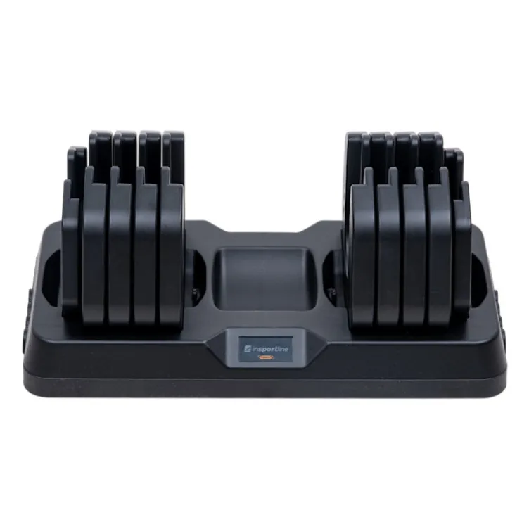 Paire d'haltères réglables de 5 à 41 kg avec support - Kit d'haltères à charge automatique Durabell