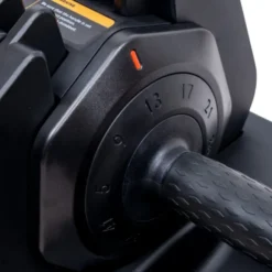 Paire d'haltères réglables de 5 à 41 kg avec support - Kit d'haltères à charge automatique Durabell