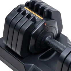 Paire d'haltères réglables de 5 à 41 kg avec support - Kit d'haltères à charge automatique Durabell