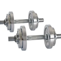 Paire d'haltères réglables modulables de 3 à 10 kg - Diamètre standard