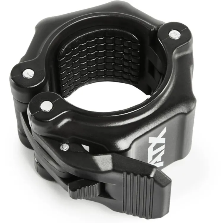 Paires de verrous de serrage professionnelle ATX pour barres de musculation olympiques avec sécurité