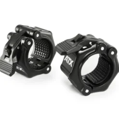 Paires de verrous de serrage professionnelle ATX pour barres de musculation olympiques avec sécurité