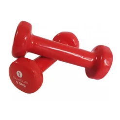Paires d'haltères de 0,5 kg à 5 kg en métal recouvert de vinyle pour fitness en home gym
