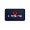 Patch décoratif velcro avec logo Powergym en broderie - 10 x 6,5 cm