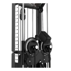 Peck dual shoulder machine PRO à charge guidée pour salles commerciales - Élévations latérales Titanium Strength EL-S28
