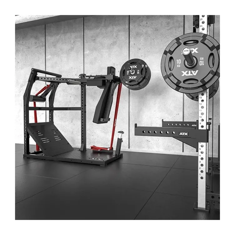 Pendulum squat machine ATX fitness - Appareil à squat à capacité de charge 400 kg pour l'entraînement des jambes