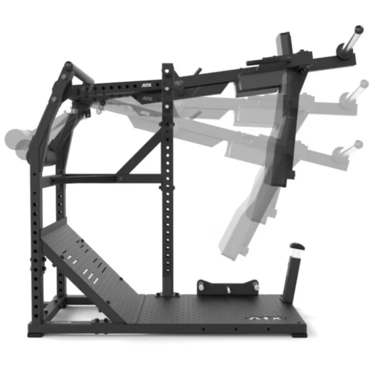 Pendulum squat machine ATX fitness - Appareil à squat à capacité de charge 400 kg pour l'entraînement des jambes