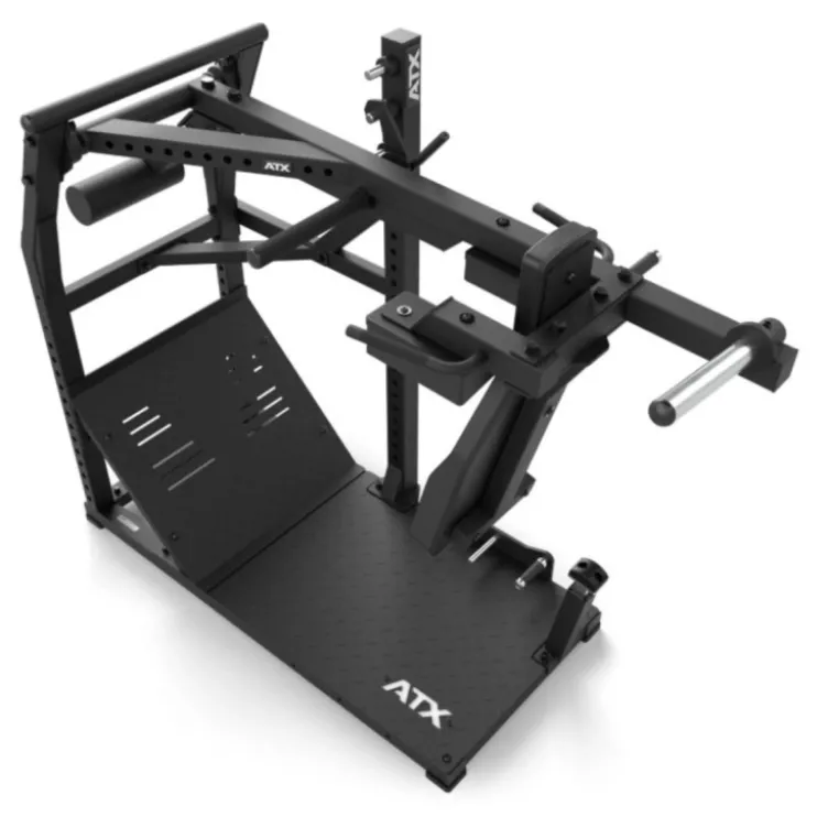 Pendulum squat machine ATX fitness - Appareil à squat à capacité de charge 400 kg pour l'entraînement des jambes