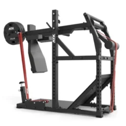 Pendulum squat machine ATX fitness - Appareil à squat à capacité de charge 400 kg pour l'entraînement des jambes