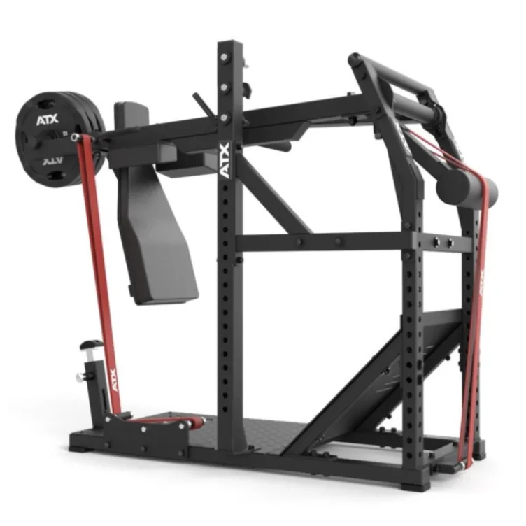 Pendulum squat machine ATX fitness - Appareil à squat à capacité de charge 400 kg pour l'entraînement des jambes
