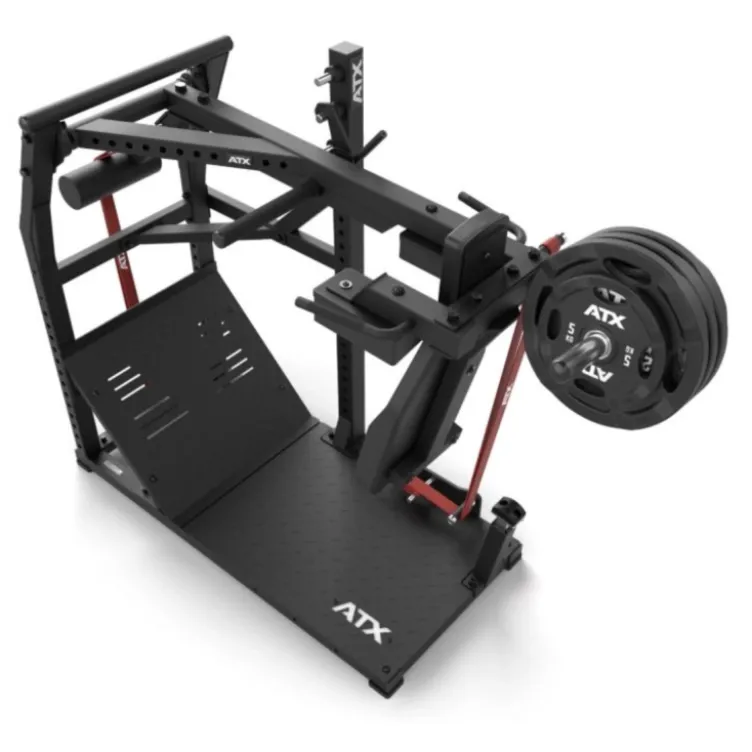 Pendulum squat machine ATX fitness - Appareil à squat à capacité de charge 400 kg pour l'entraînement des jambes