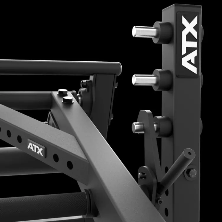 Pendulum squat machine ATX fitness - Appareil à squat à capacité de charge 400 kg pour l'entraînement des jambes