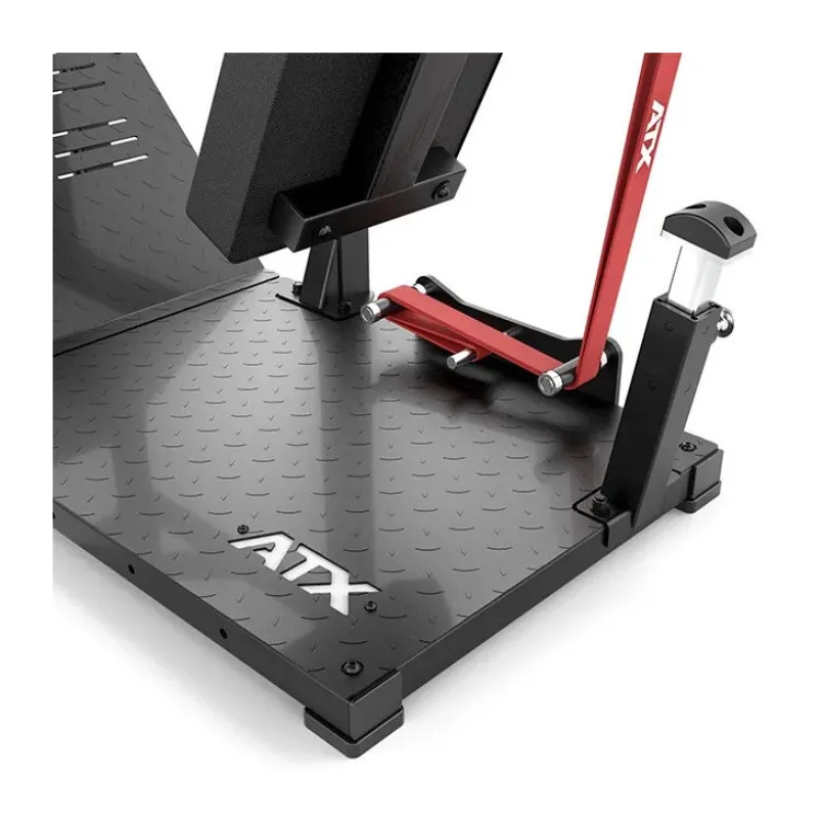 Pendulum squat machine ATX fitness - Appareil à squat à capacité de charge 400 kg pour l'entraînement des jambes