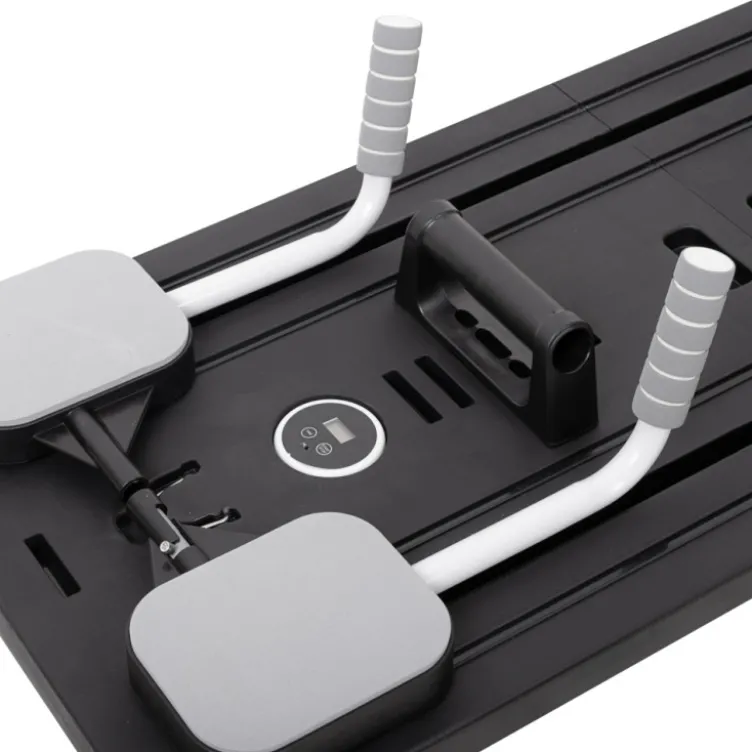 Pilates Reformer pliable avec bandes de résistance et poignées de pompes - Pilates à domicile
