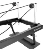 Pilates reformer pliable avec système de double résistance max 75 kg et planche de saut - Plateforme coulissante silencieuse