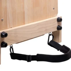 Pilates Reformer professionnel pliable en bois de chêne massif avec réglages multiples et résistance à ressorts