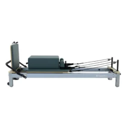 Pilates Reformer professionnel avec résistance à ressorts jusqu'à 79 kg et appui-tête ajustable - Pilates Box incluse
