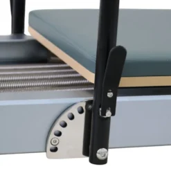 Pilates Reformer professionnel avec résistance à ressorts jusqu'à 79 kg et appui-tête ajustable - Pilates Box incluse