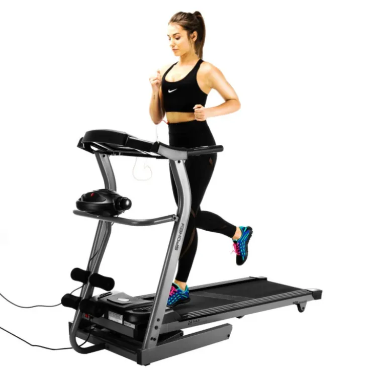 Piste de course ENDURA pour home-gym avec réglage de la vitesse et de l'angle de la courroie