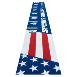 Piste de sprint en gazon artificiel personnalisable sur mesure - 22 x 3 mètres - Coloris BLEU - Marquage