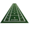 Piste de sprint 20 x 2 mètres en gazon synthétique à poils courts vert - Speed track gradué