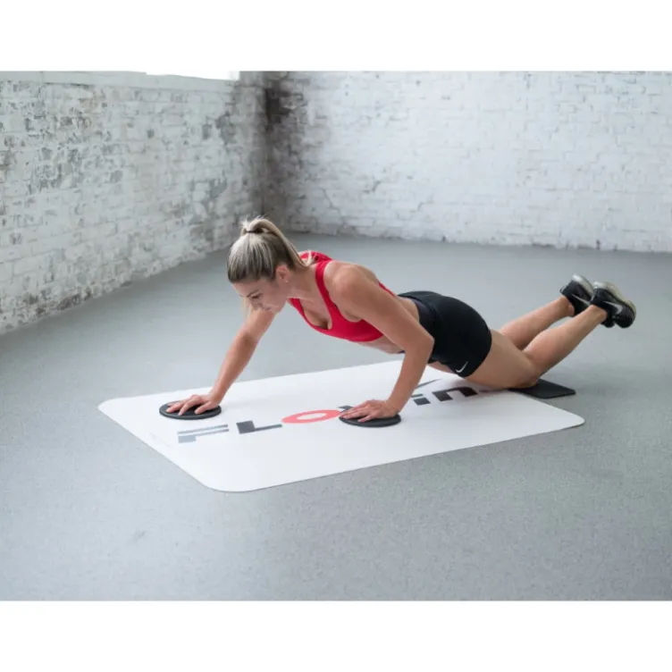 Planche de fitness avec accessoires pour exercices de pilates - 140 x 100 x 0.3 cm