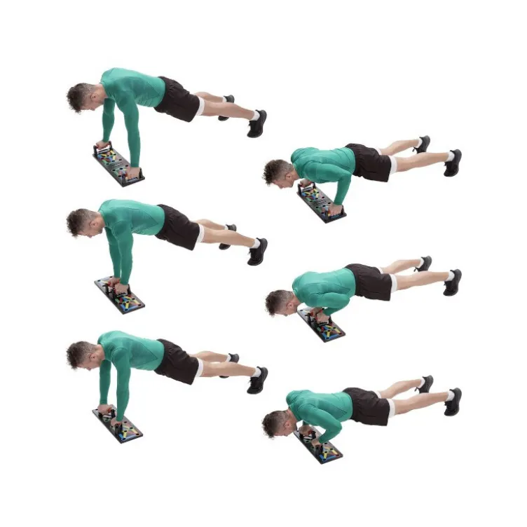 Planche multifonction pour trainings complet du haut du corps - 8 positions des mains différentes