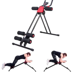 Planche polyvalente pliable pour exercices d'abdominaux - écran LED