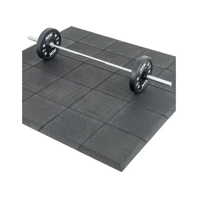 Plaque de protection de sol anti-chute salle de musculation - Epaisseur 30mm/50X50 cm
