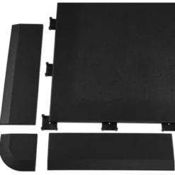 Plaque de protection du sol CleanFIT 1 m x 1 m d'épaisseur 2 cm pour vos salles de sport - Norme FEU EFL