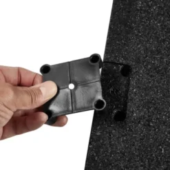 Plaque de protection du sol CleanFIT 1 m x 1 m d'épaisseur 2 cm pour vos salles de sport - Norme FEU EFL