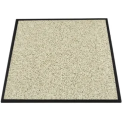 Plaque de protection pour le sol 100 x 100 x 2 cm avec réduction du son et propriétés d'amortissement des chocs en finition IQ