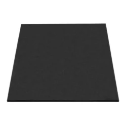 Plaque de protection pour le sol 100 x 100 x 2 cm avec réduction du son et propriétés d'amortissement des chocs en finition IQ