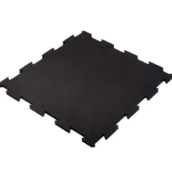 Plaque de sol puzzle en caoutchouc 50 x 50 x 1,5 cm pour salle de musculation et home-gym