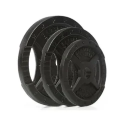 Plaques de fonte olympique 50mm musculation 1,25 à 25 kg