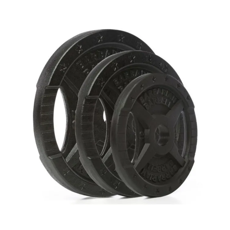 Plaques de fonte olympique 50mm musculation 1,25 à 25 kg