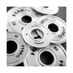 Plaques de poids 50mm de précision 0,25 à 25 kg en acier chromé pour salles de sport professionnelles - Écart de poids faible