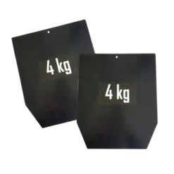 Plaques en acier 4 kg pour gilet lesté de musculation pro