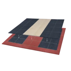 Plateau d'haltérophilie pour salle de sport professionnelle Plateforme de deadlift