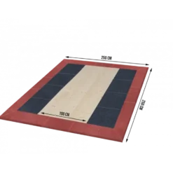 Plateau d'haltérophilie pour salle de sport professionnelle Plateforme de deadlift