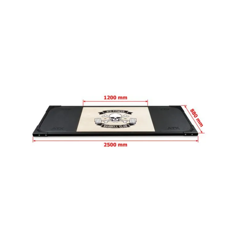 Plateforme ATX Barbell Club d'haltérophilie professionnel avec système d'absorption des chocs