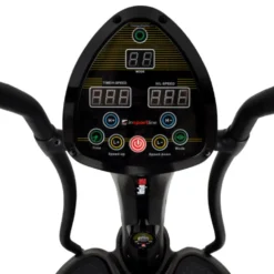 Plateforme avec vibrations 3D et poignée haute pour récupération musculaire complète - Surface antidérapante