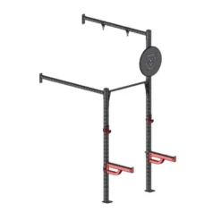 Plateforme de cross-fit murale Titanium RIG-T4 avec 4 squats racks et accessoires multiples - Salles de musculation et cross-fit