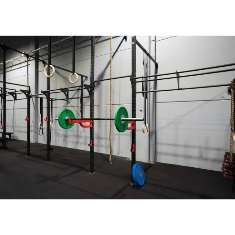 Plateforme de cross-training Titanium Strength RIG-T3 équipée de 3 racks pour box de cross-fit - Équipements divers inclus