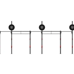 Plateforme de cross-training Titanium Strength RIG-T3 équipée de 3 racks pour box de cross-fit - Équipements divers inclus