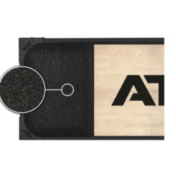 Plateforme de deadlift ATX antidérapante et amortissement des chocs - Capacité jusqu'à 500 kg