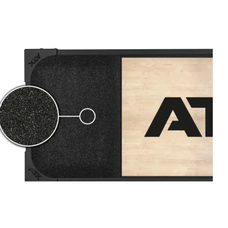 Plateforme de deadlift ATX antidérapante et amortissement des chocs - Capacité jusqu'à 500 kg