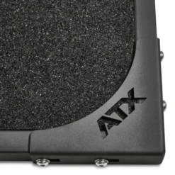 Plateforme de deadlift ATX avec hauteur d'amortissement 5 cm pour entraînement strongman - Granulés de caoutchouc et bois