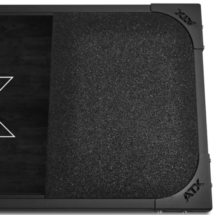 Plateforme de deadlift ATX avec hauteur d'amortissement 5 cm pour entraînement strongman - Granulés de caoutchouc et bois